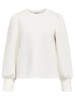 Hot Object Objandrea Re L/S O-Neck Top 4807954 White Sand