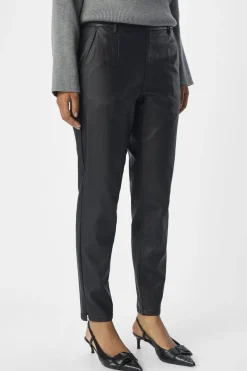 Object Objbelle Lisa Coated Pant 3556312 Black