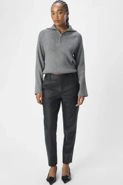 Object Objbelle Lisa Coated Pant 3556312 Black