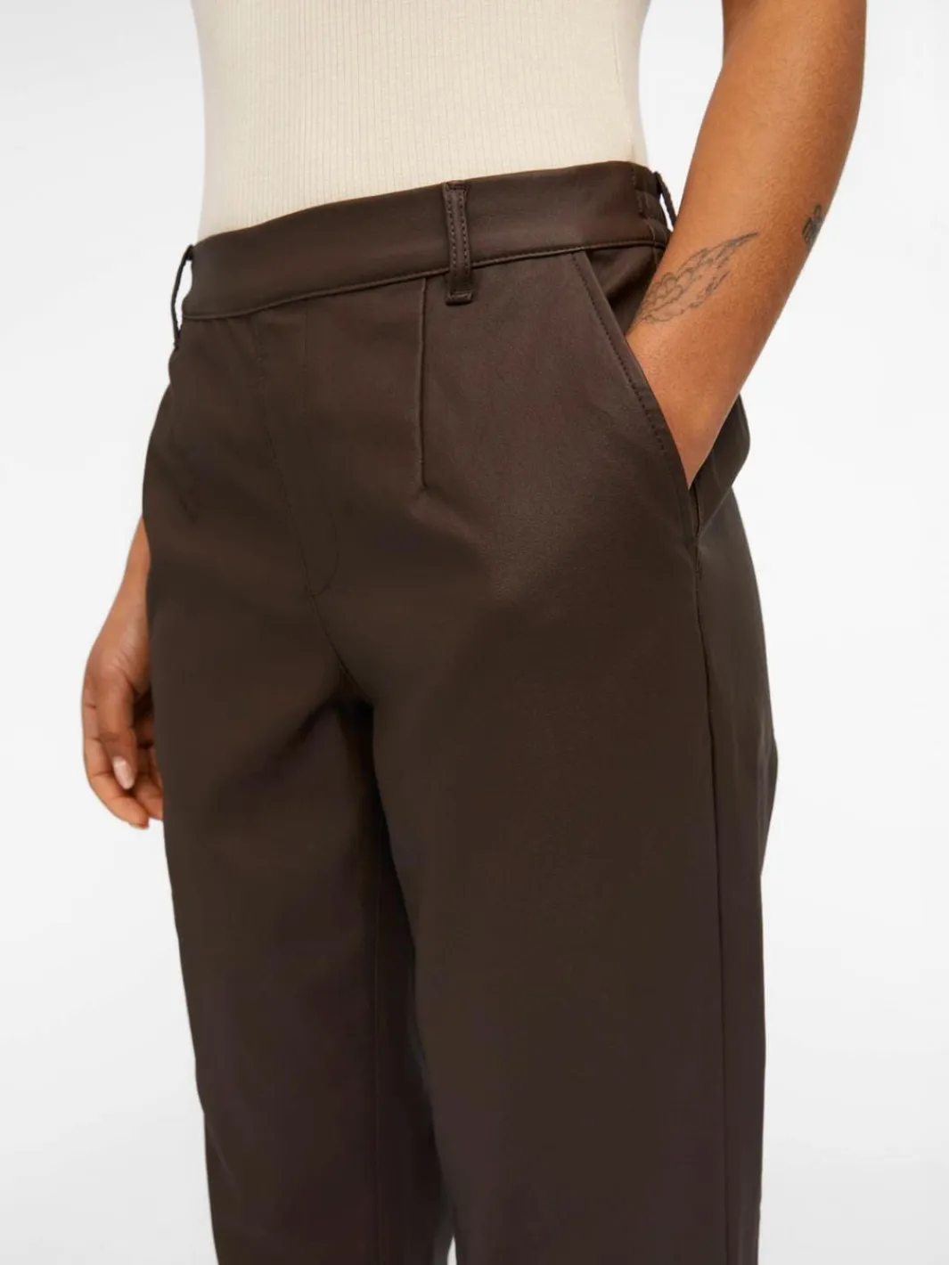 Discount Object Objbelle Lisa Coated Pant 4298251 Java