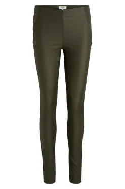 New Object Objbelle Mw Coated Leggings Forest Night