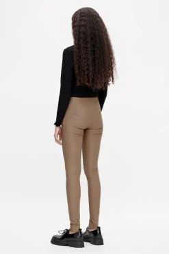 Discount Object Objbelle Mw Coated Leggings Fossil