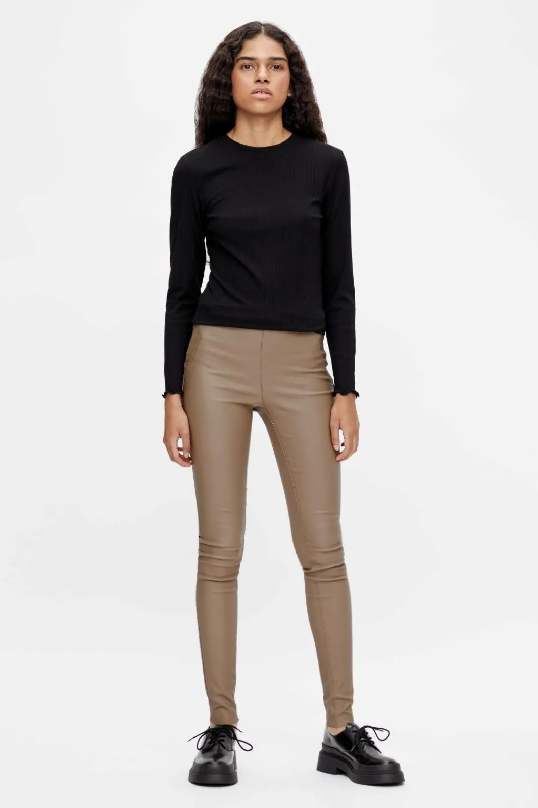 Discount Object Objbelle Mw Coated Leggings Fossil