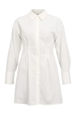 Object Objcille L/S Sculpture Mini Dress 4786288 Cloud Dancer