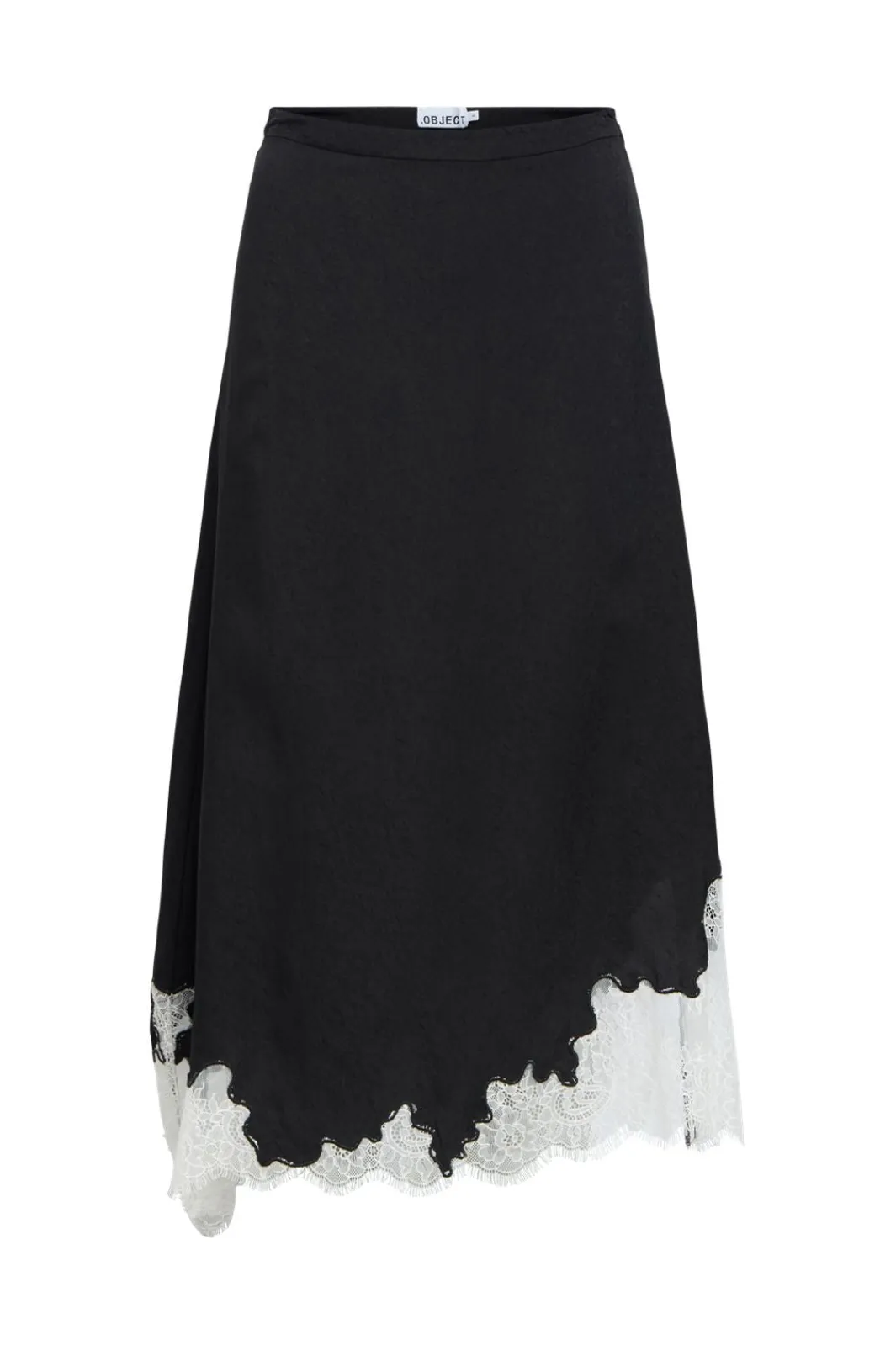 Discount Object Objdalme Long Lace Skirt Aw Fair 25 5065716 Black White Lace