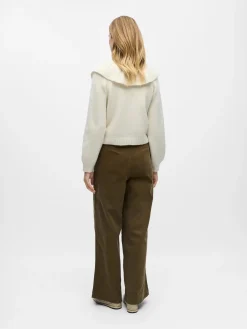 Online Object Objdenisi L/S Lo Knit Cardigan 4917128 Birch