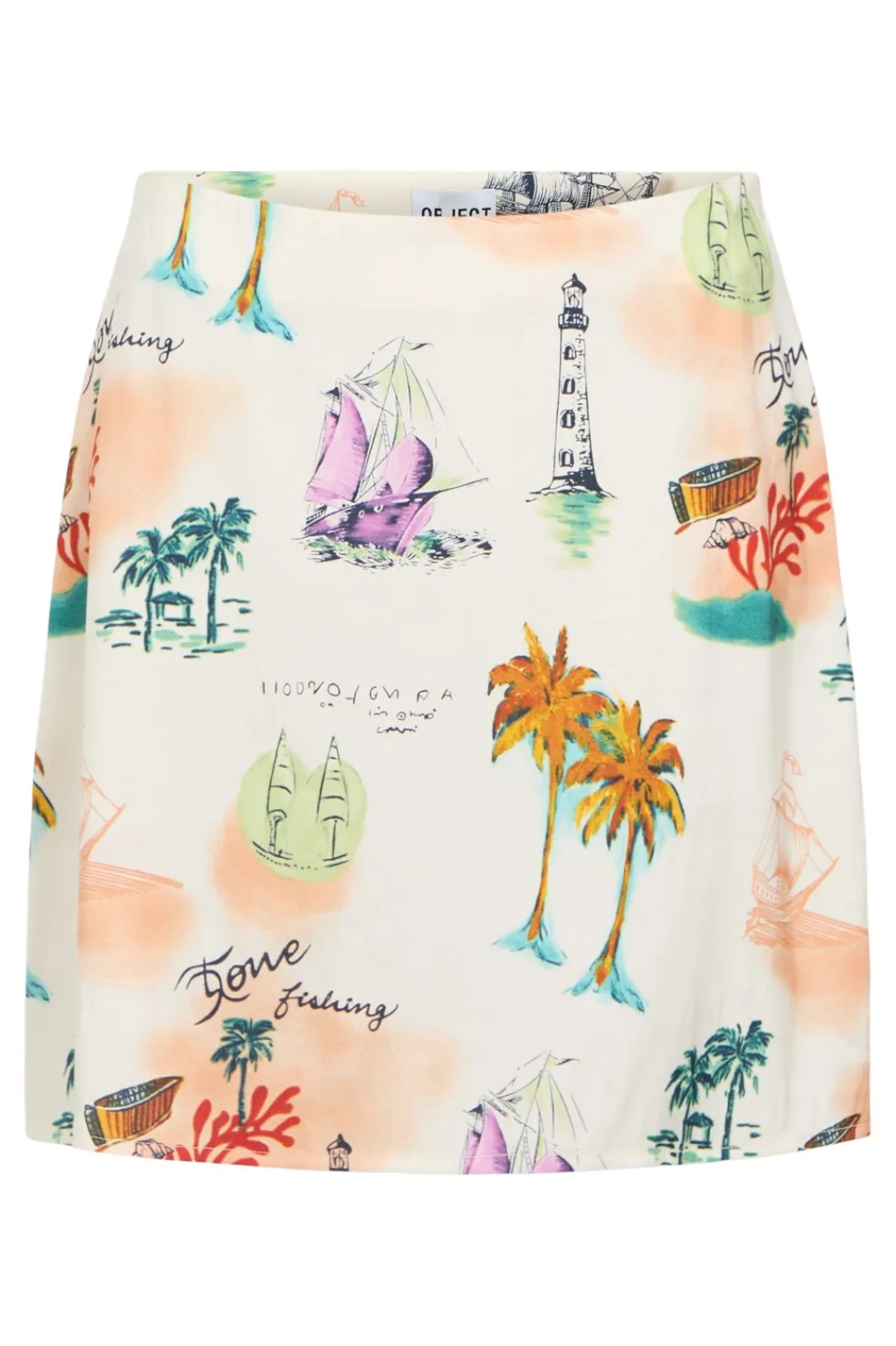 Clearance Object Objdinah Short Skirt 139 4809275 Sandshell Multi Color