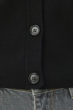 Object Objester Sli L/S Knit Cardigan 4613504 Black