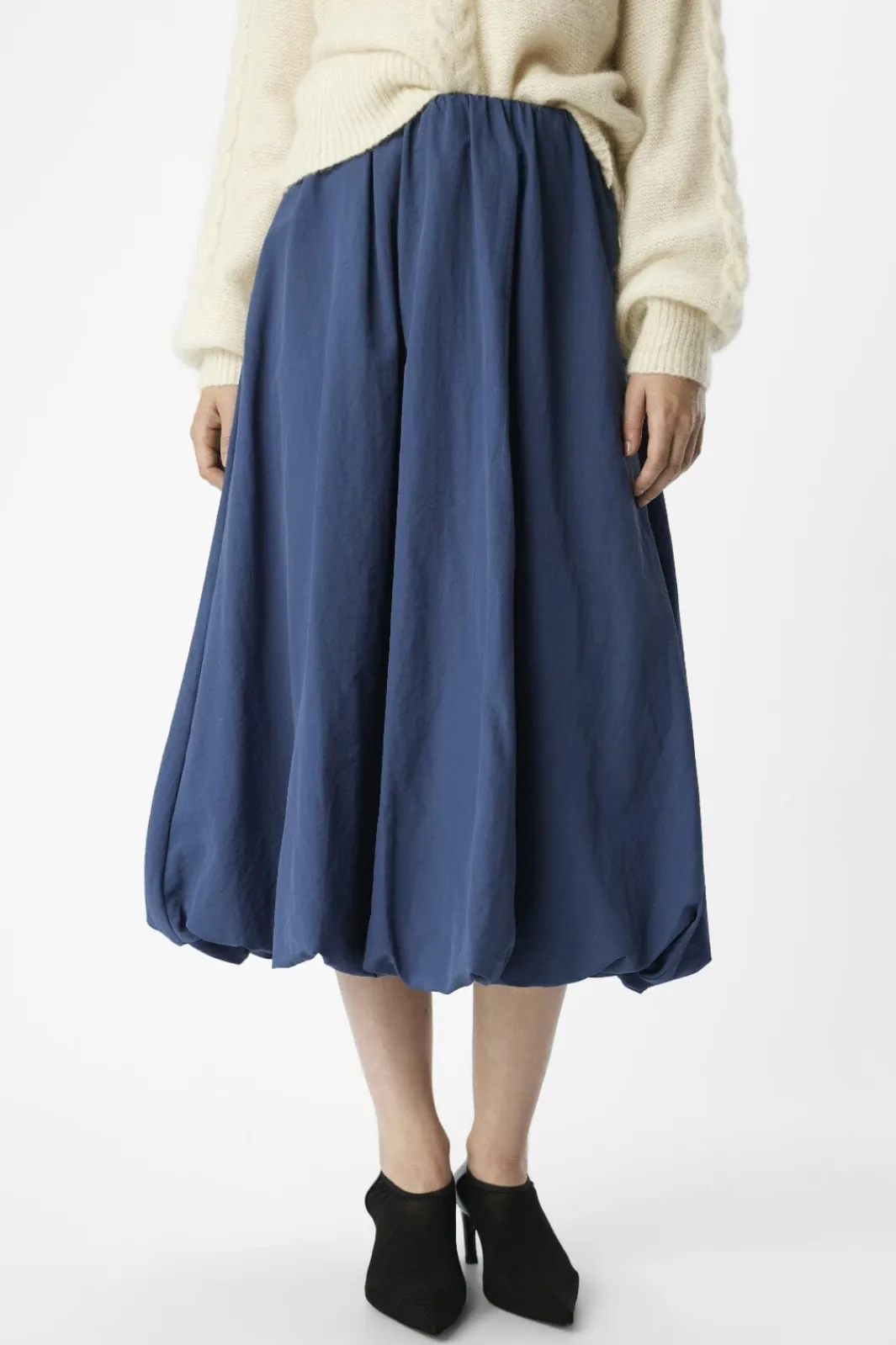 Sale Object Objetta Long Baloon Skirt 4788493 Dark Denim