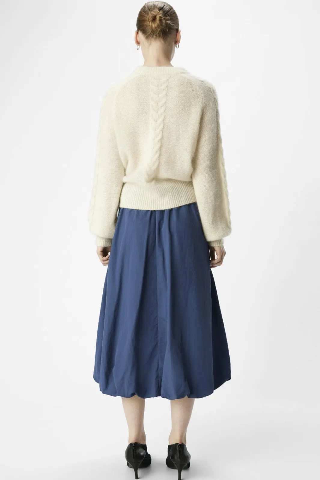 Sale Object Objetta Long Baloon Skirt 4788493 Dark Denim