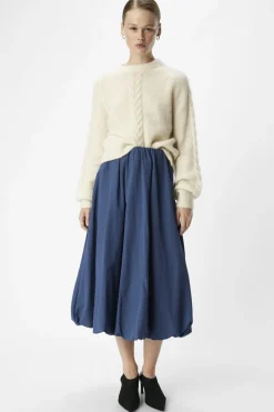Sale Object Objetta Long Baloon Skirt 4788493 Dark Denim