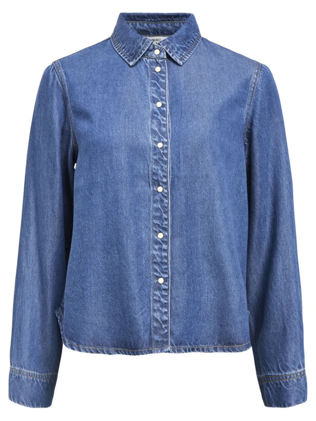 Sale Object Objframe Lo L/S Shirt 4789040 Medium Blue Denim