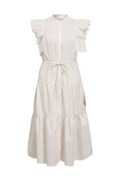 Sale Object Objhope Chinna Re S/S Long Dress 4805978 White Sand