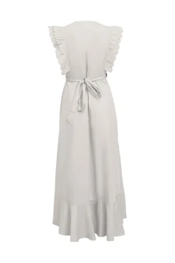 Clearance Object Objhope Papaya S/S Wrap Dress 4805980 White Sand