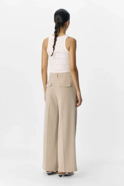 Hot Object Objivy Wide Pant 4789059 Tannin Melange