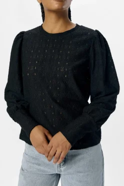 New Object Objlaila L/S Re Top 4756919 Black
