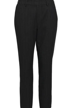 Discount Object Objlisa Slim Pant 4535458 Black Grey