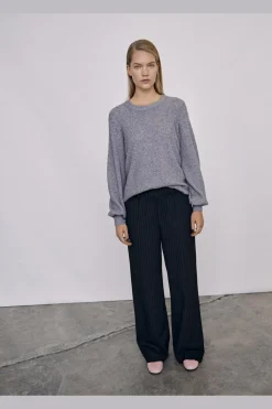 Discount Object Objlisa Wide Pant 4535459 Black Grey