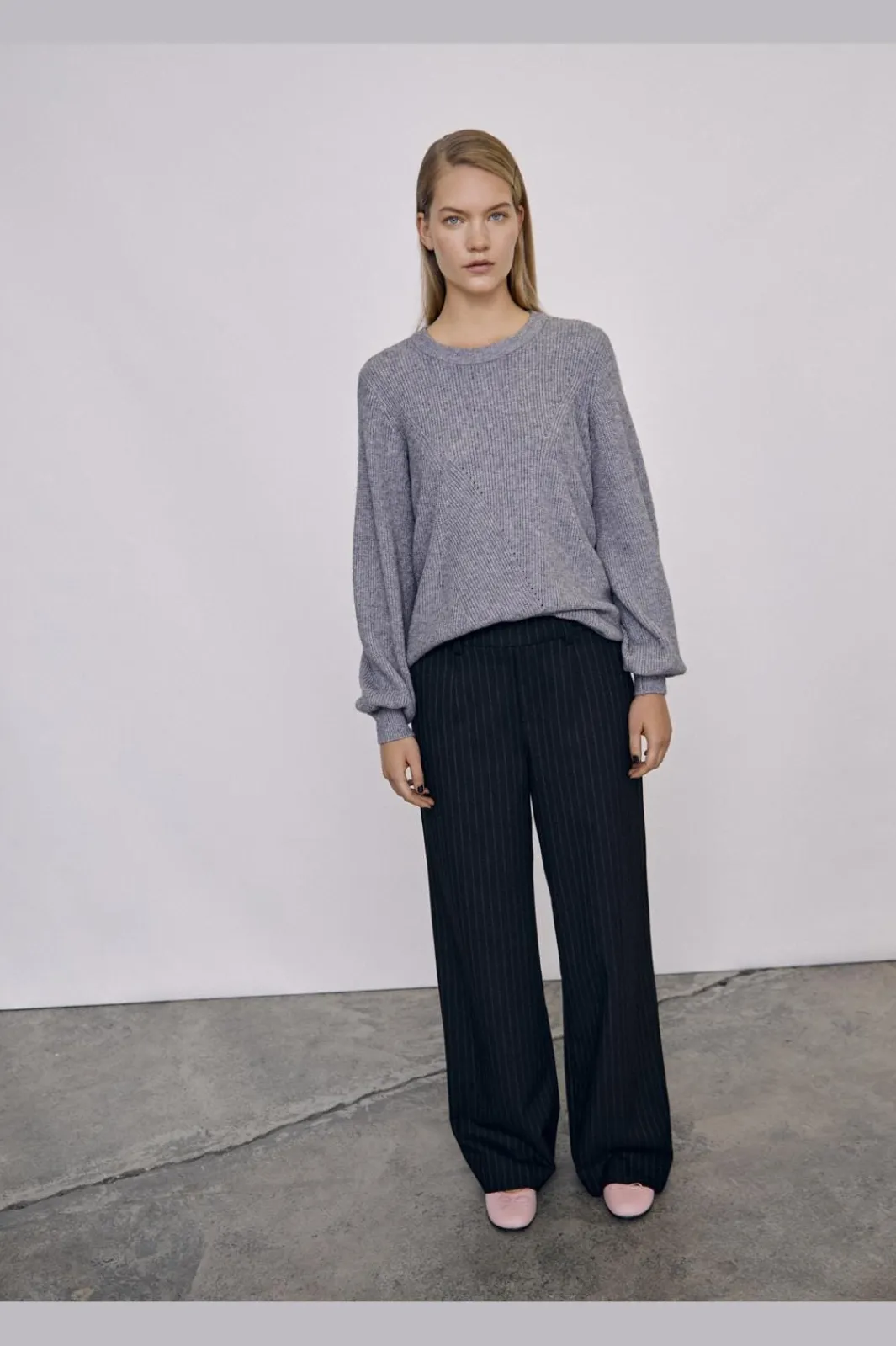 Discount Object Objlisa Wide Pant 4535459 Black Grey
