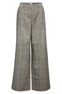 Object Objlisa Wide Pant 4789079 Black Humus + Tannin