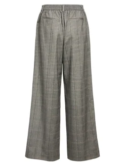 Object Objlisa Wide Pant 4789079 Black Humus + Tannin
