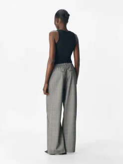 Object Objlisa Wide Pant 4789079 Black Humus + Tannin