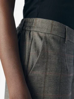 Object Objlisa Wide Pant 4789079 Black Humus + Tannin