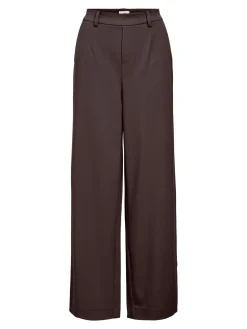New Object Objlisa Wide Pant 4856910 Seal Brown