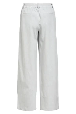 Discount Object Objlisa Wide Pant 4656652 Light Grey Melange