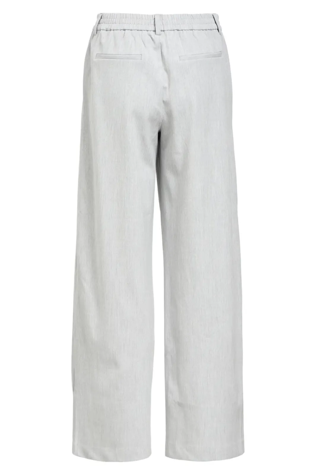 Discount Object Objlisa Wide Pant 4656652 Light Grey Melange