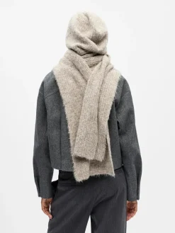 Object Objmilu Scarf Knit Balaclava 4886519 Humus