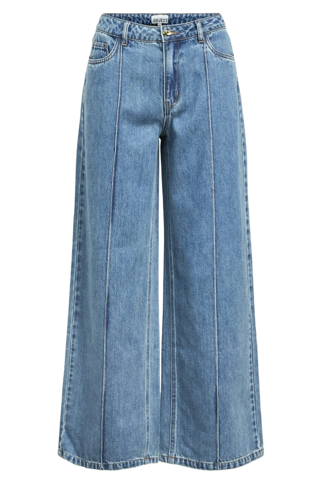 Sale Object Objmoji Divona Wide Jeans 140 4823949 Medium Blue Denim