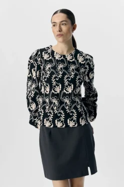 Online Object Objmya Re L/S Top 4815532 Black Sandshell