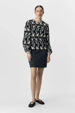 Online Object Objmya Re L/S Top 4815532 Black Sandshell
