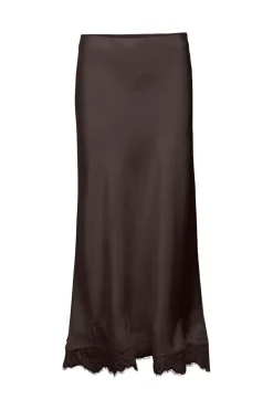 Discount Object Objnaline Long Lace Skirt Vip 26 5093690 Seal Brown