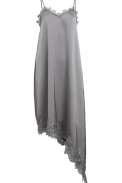 Object Objnaline Reg Slip Lace Dress Vip 26 5093621 Brushed Nickel