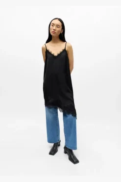 Hot Object Objnaline Reg Slip Lace Dress Vip 26 5094044 Black