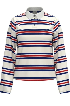 Online Object Objnana L/S Re Polo Top 4851567 Dark Blue Cd-Flame Scarlet