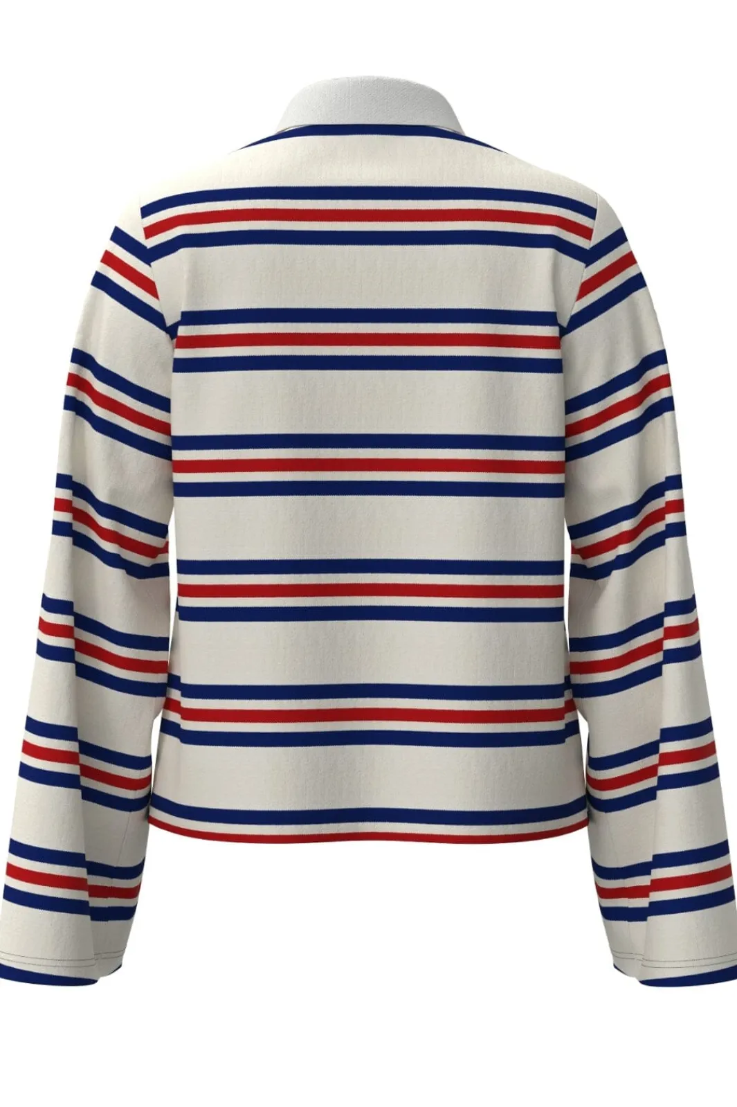 Online Object Objnana L/S Re Polo Top 4851567 Dark Blue Cd-Flame Scarlet