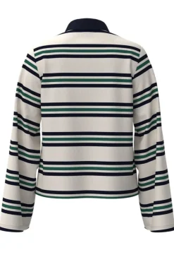Object Objnana L/S Re Polo Top 4851566 Sky Captain Cd-Green