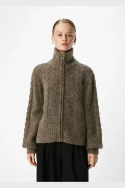 Hot Object Objnete Lo Knit Cardigan 4601882 Morel Melange