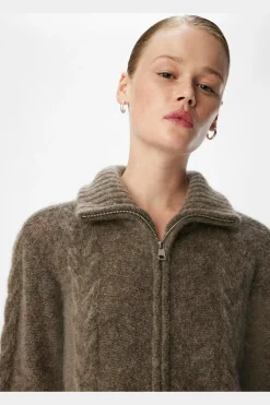 Hot Object Objnete Lo Knit Cardigan 4601882 Morel Melange