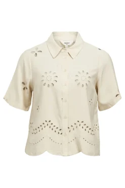 Object Objnoelle Re S/S Shirt 138 4731870 Sandshell