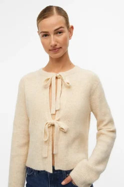 Outlet Object Objparvi Knit Cardigan 130 4363590 Sandshell Melange