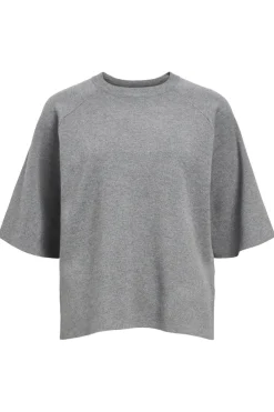 Sale Object Objreynard 2/4 Knit Pullover 4861953 Medium Grey Melange