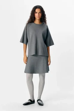 Sale Object Objreynard 2/4 Knit Pullover 4861953 Medium Grey Melange