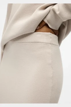Discount Object Objreynard Knit Skirt 4487647 Silver Gray