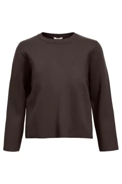 Object Objreynard O-Neck Pullover 4872681 Seal Brown
