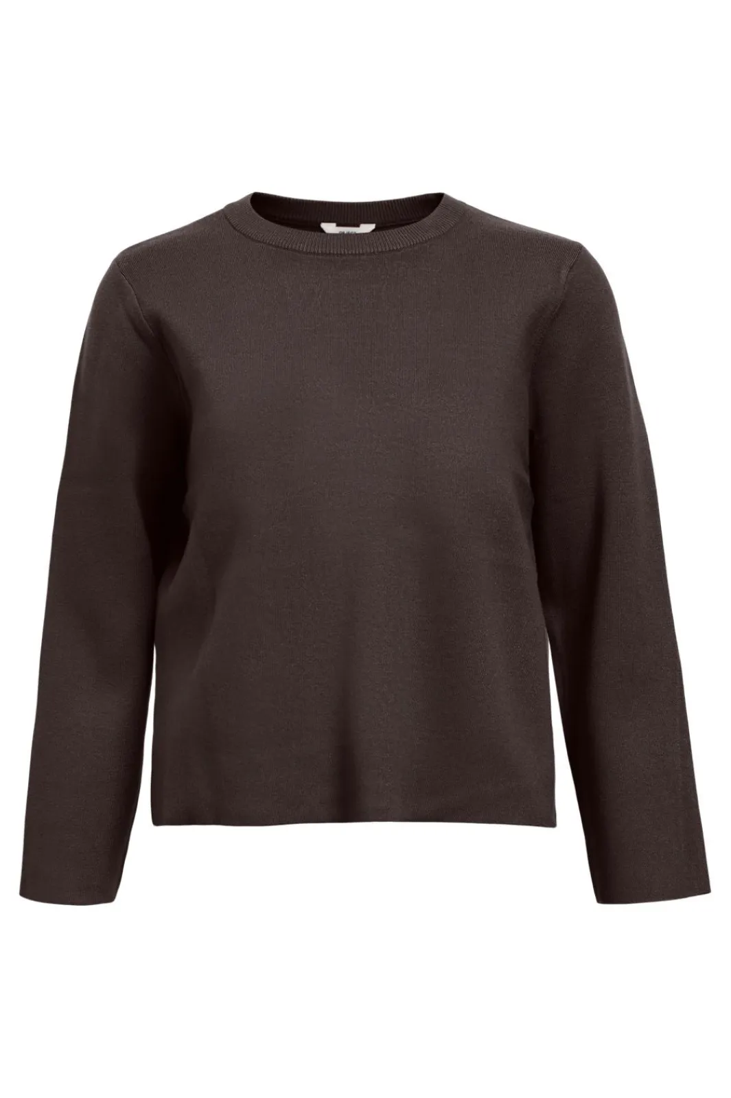Object Objreynard O-Neck Pullover 4872681 Seal Brown