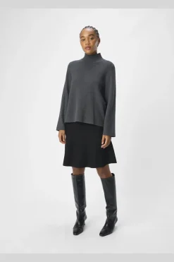 Sale Object Objreynard Short Knit Skirt 4683647 Black